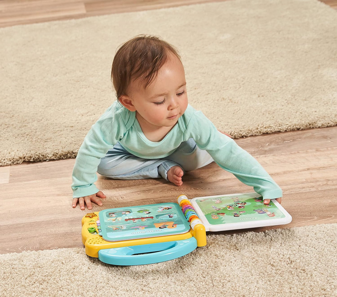 VTech Baby Mein 100-Wörter-Buch: Fahrzeuge und Fortbewegungsmittel – Interaktives Bilderbuch mit übe