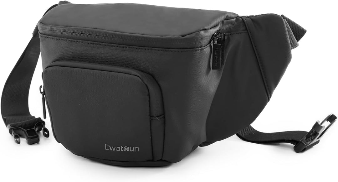 Cwatcun DSLR Kameratasche,SLR Fototasche,Kameratasche zum Umhängen,Wasserbeständig Kamera-Gürteltasc