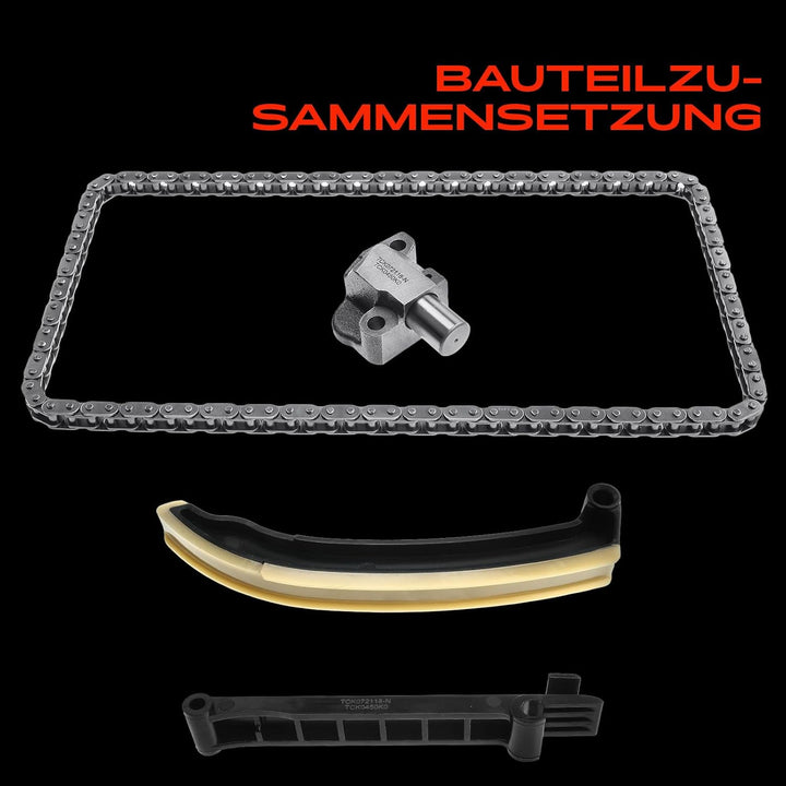 Frankberg Steuerkettensatz Kompatibel mit Cabrio City-Coupe Crossblade Fortwo 450 R-o-a-d-s-t-e-r 45