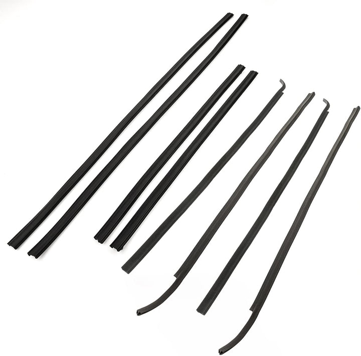 LST Fensterführung Fensterschachtdichtung Set 8 tlg beide Türen Transporter III