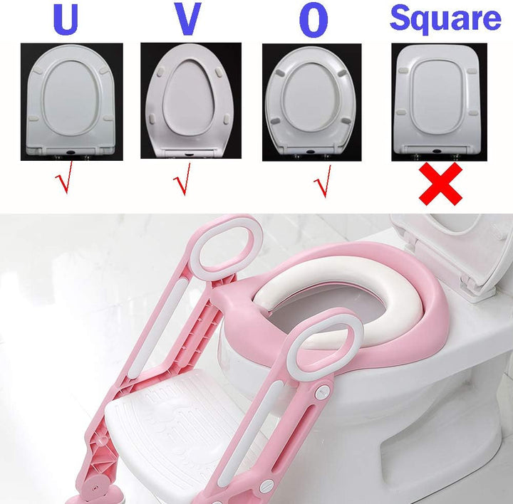 Toilettensitz kinder, toilettentrainer, Einstellbar und faltbar (YE248499_03), Ye248499_03