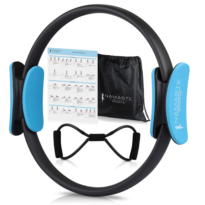 Pilates Ring Multifunktions Fitness Trainer mit Dual-Grip I Pel Pilatesring für Bauch, Beine, Po Übu