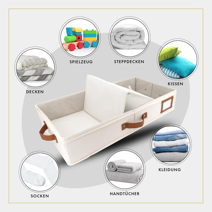 HOMELUX THEORY Unterbett-Aufbewahrungsbehälter, Schlafzimmer unter dem Bett, Schublade, Organizer mi