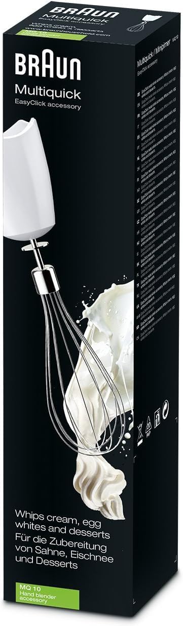 Braun WH5S Multiquick Zubehör Sahnebesen Weiss, Weiss