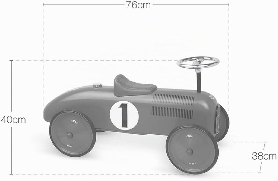 Vilac Metal Car, Creme, Creme