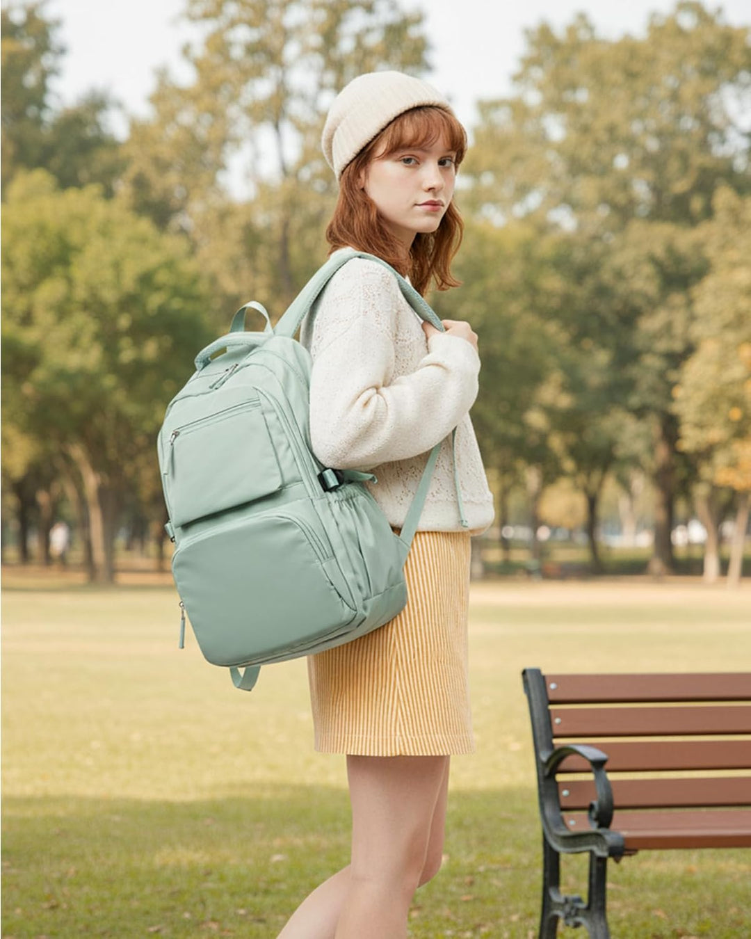 Rucksack Schule Teenager Mädchen Gross, Leichter Schulrucksack Teenager, Rucksack Univcersität, Schu