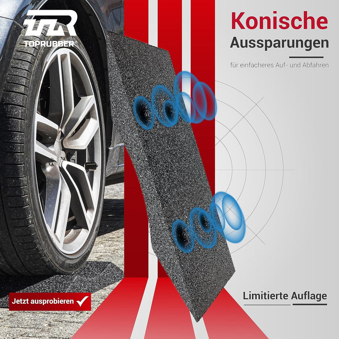 TopRubber® 2X Reifenschuh 200er Set in schwarz Reifenschoner aus Gummigranulat