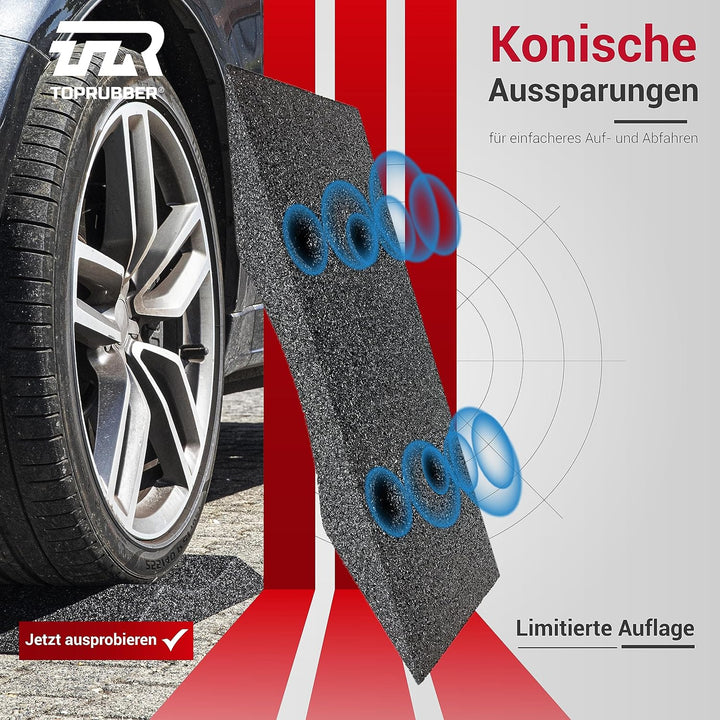TopRubber® 2X Reifenschuh 200er Set in schwarz Reifenschoner aus Gummigranulat