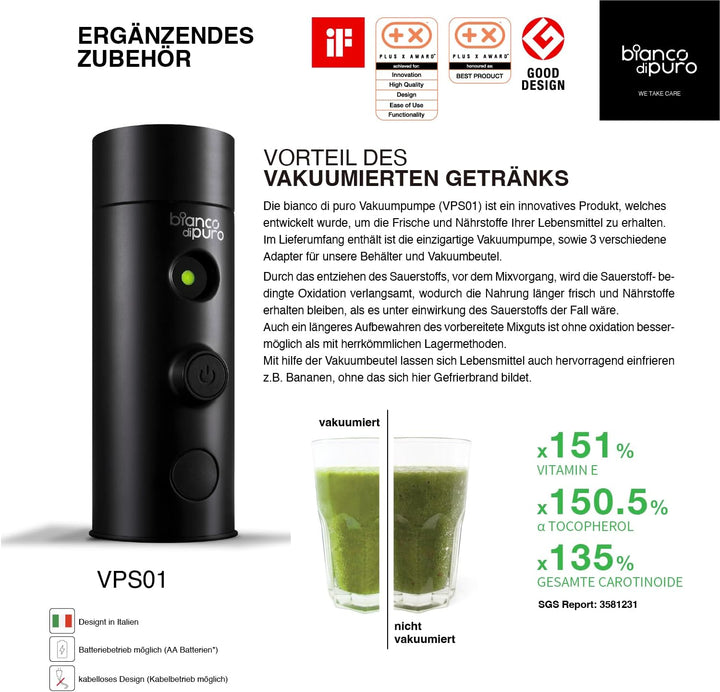 Bianco di Puro Power Blender Tune Pro weiss (Weiss), Weiss