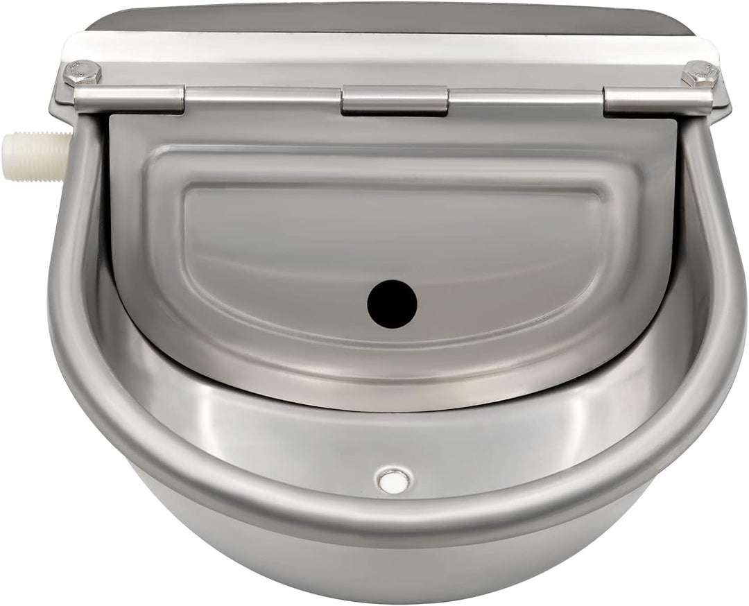 Automatischer Kuhtrinkwassernapf, Edelstahltränke für Hunde, Pferde, Rinder, Ziegen, Schafe, mit Kug