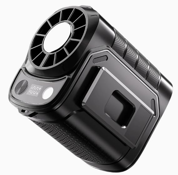 Taillen-Clip-Lüfter, tragbarer persönlicher Kühlventilator, 13000 U/min, 5 Geschwindigkeiten, verste