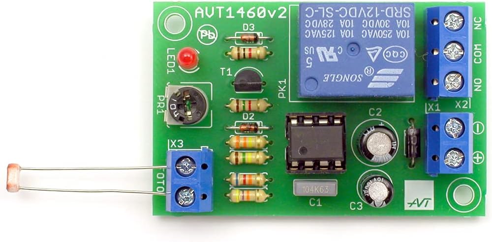 AVT1460 KIT DIY Dämmerungsschalter, elektronisches DIY Kit, Lernpaket, Elektronik-Bastelkit, Übungsp