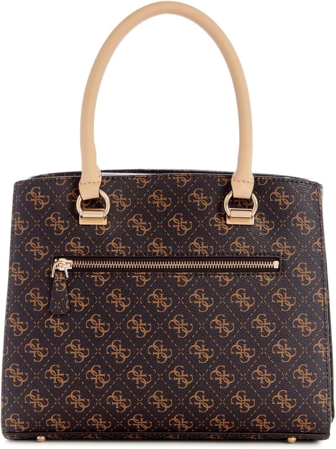 GUESS Damen Noelle Bag Braunes Logo, Braunes Logo