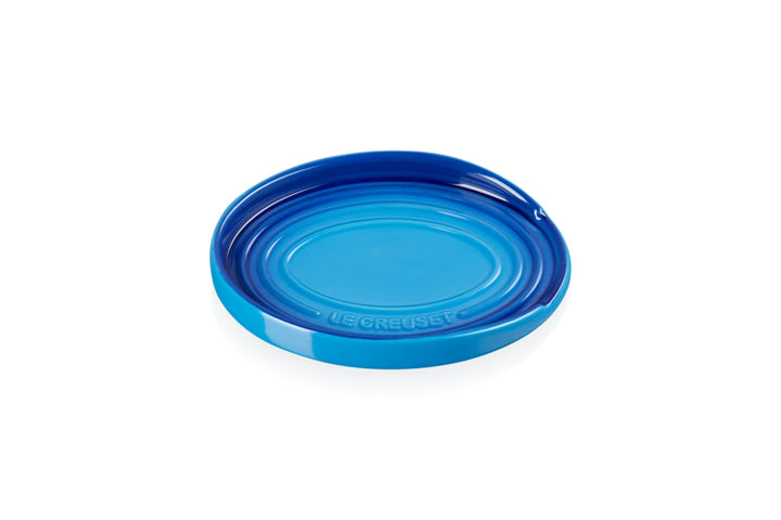 Le Creuset ovale Löffelablage aus Steinzeug, Azure, 71507152200099, Azure