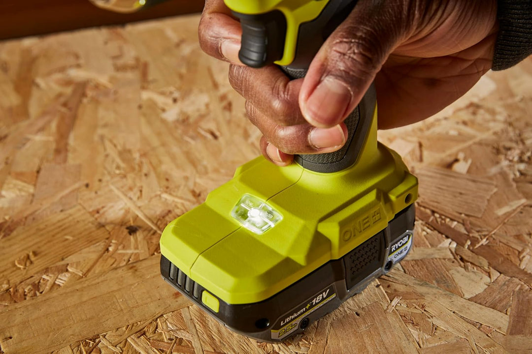 RYOBI 18 V ONE+ Brushless Akku-Schlagbohrschrauber RPD18BL1-2C42S, max. Drehmoment 54 Nm, Schnellspa