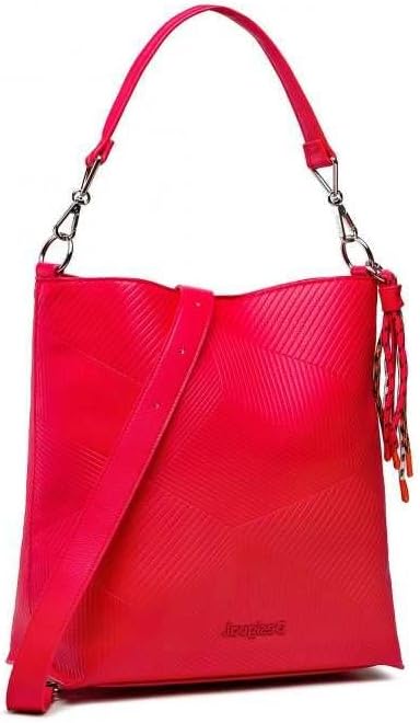 Desigual Damen Bols_rapsodia Butan Umhängetasche, Einheitsgrösse Rot, Rot