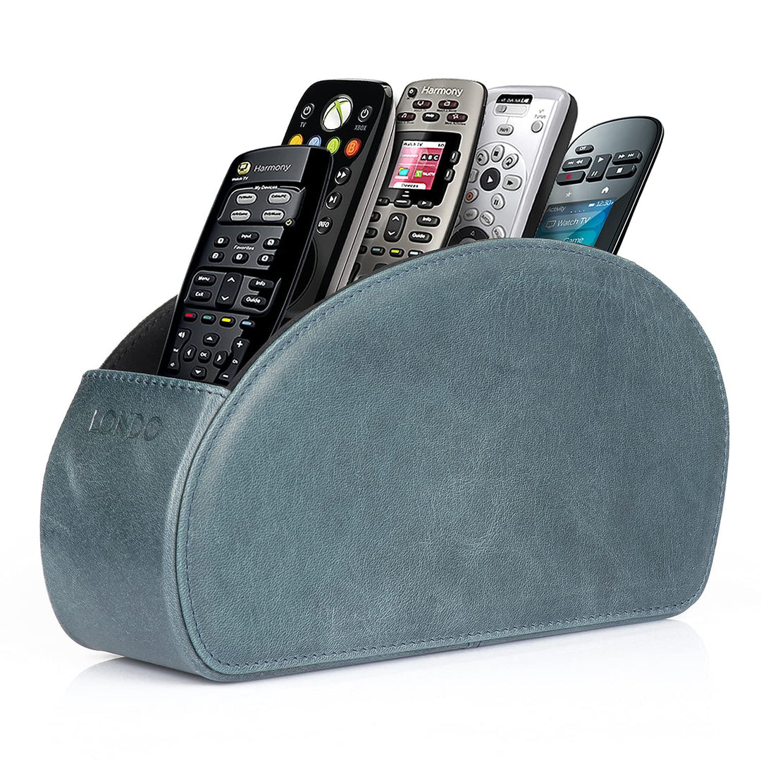 Londo Fernbedienungshalter mit 5 Taschen - Platz für DVD, Blu-Ray, TV, oder Apple TV Fernbedienungen