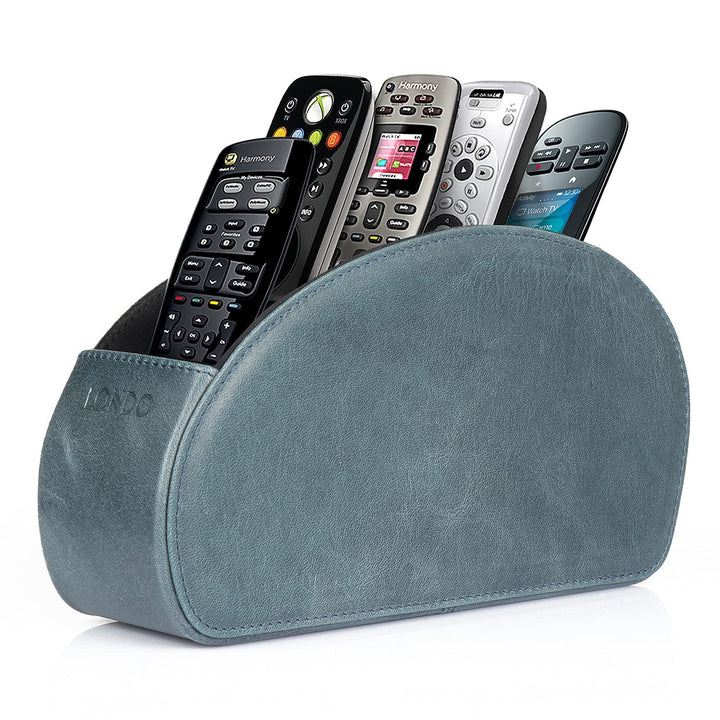 Londo Fernbedienungshalter mit 5 Taschen - Platz für DVD, Blu-Ray, TV, oder Apple TV Fernbedienungen