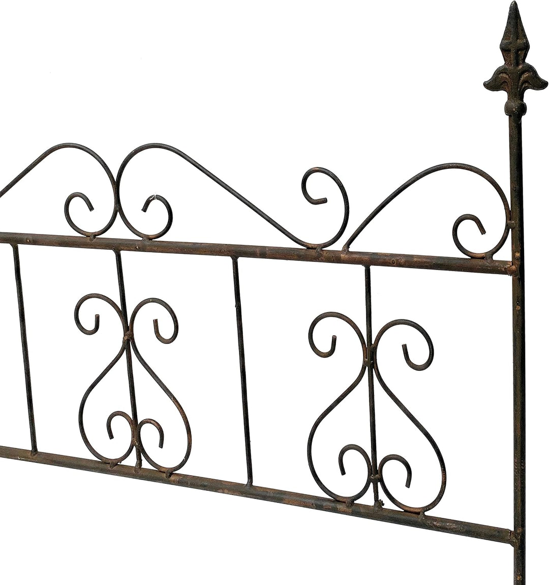 DanDiBo Rankhilfe Metall Blumengitter 60 cm Freistehend Rankgitter 96016 Steckzaun Kletterhilfe Stab