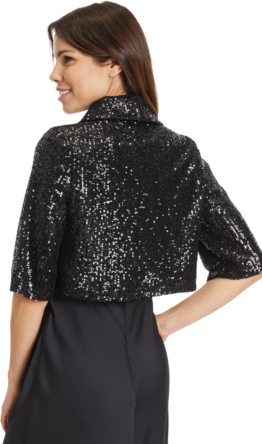 Vera Mont Damen Blazer 38 Schwarz, 38 Schwarz