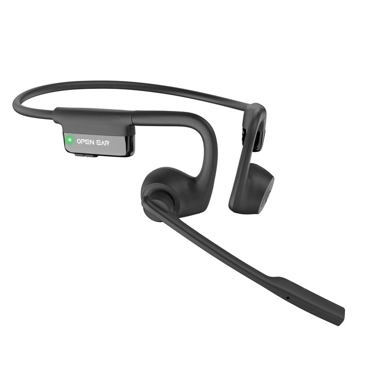MONODEAL Bluetooth Headset mit Mikrofon, Open-Ear Headset Bluetooth 5.3 mit Multipoint-Verbindung, W