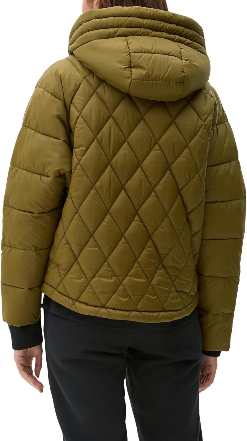 s.Oliver Steppjacke mit Kapuze, Khaki/Oliv