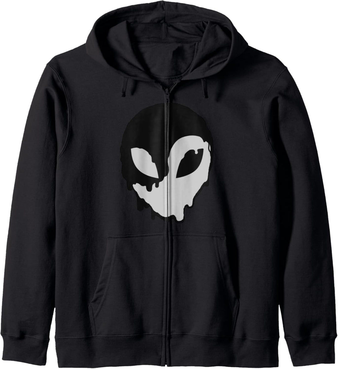 Trendy Ying Yang Alien Head Kapuzenjacke
