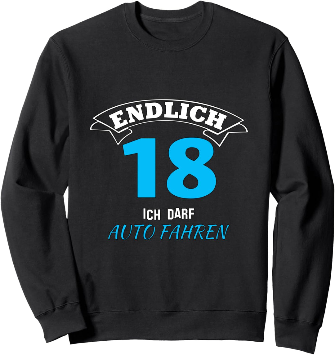 Auto Fahren - Volljährig Erwachsen Männer Sweatshirt