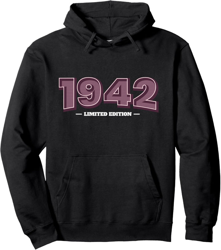82. Geburtstag Mann Frau 82 Jahre 1942 Deko Lustig Geschenk Pullover Hoodie
