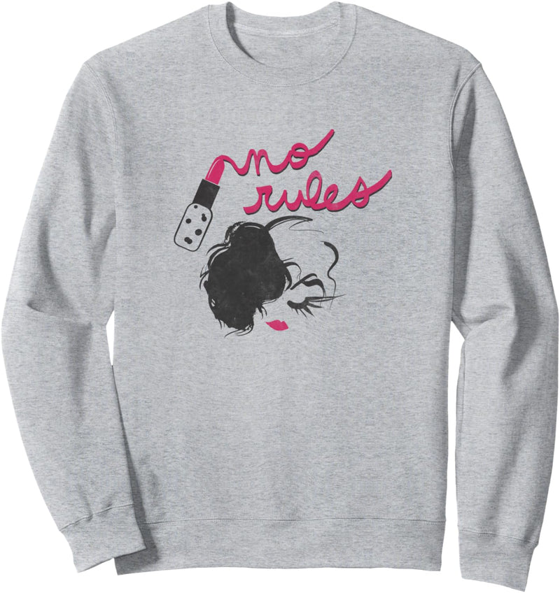 Disney Cruella No Rules Lipstick Sweatshirt