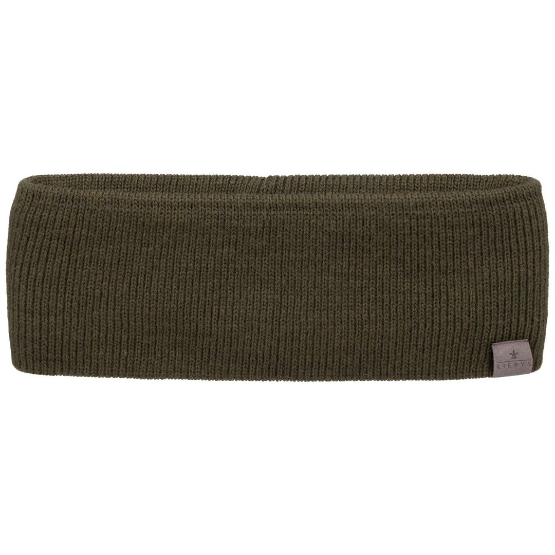 LIERYS Mono Stirnband Damen/Herren 8 cm breit - Made in Germany - dreilagiges Strickband gefüttert m