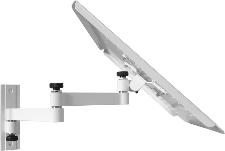 Drall Weisse universal Wandhalterung mit Ablage Adapterplatte für Laptop Notebook Netbook Tablet PC
