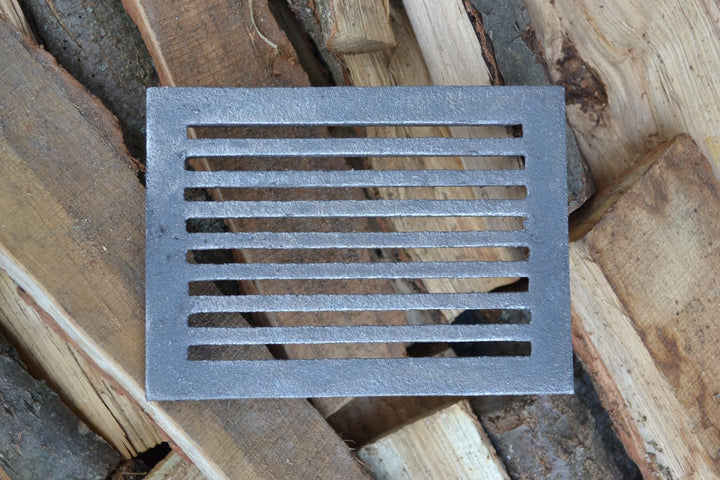 SEZAM 19 x 14 cm Gussrost Ofenrost Ascherost Gussrost verschiedene Durchmesser, Kaminrost passend Ka