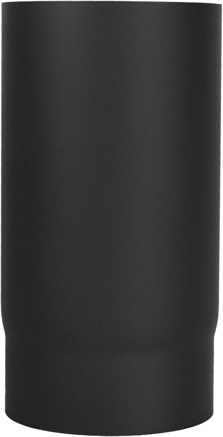 LANZZAS Ofenrohr 250 mm Verlängerung - im Durchmesser Ø 150 mm - Farbe: schwarz - Rauchrohr Verlänge