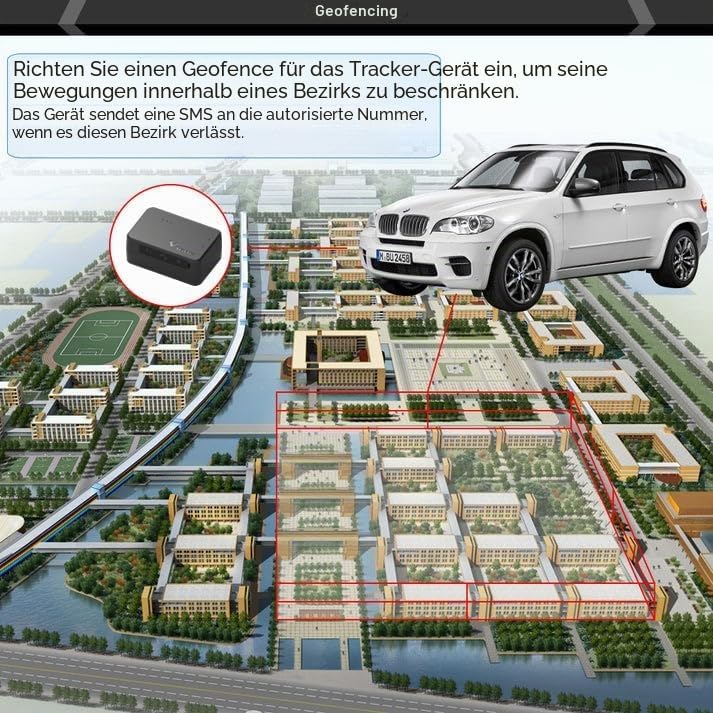 TKMARS 4G GPS Tracker Mini GPS Tracker mit SIM Karte ABO Geeignet für Autos, Kinder, Fahrrad, Gepäck