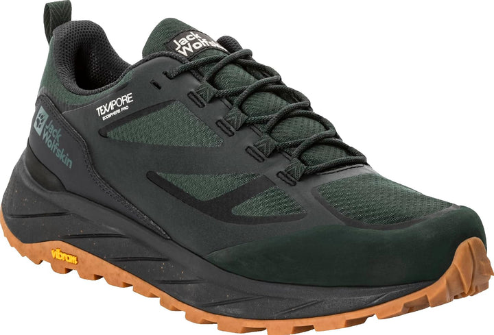 Jack Wolfskin Herren Terraventure Texapore Low MWalking-Schuh 39.5 EU Black Olive, 39.5 EU Black Oli