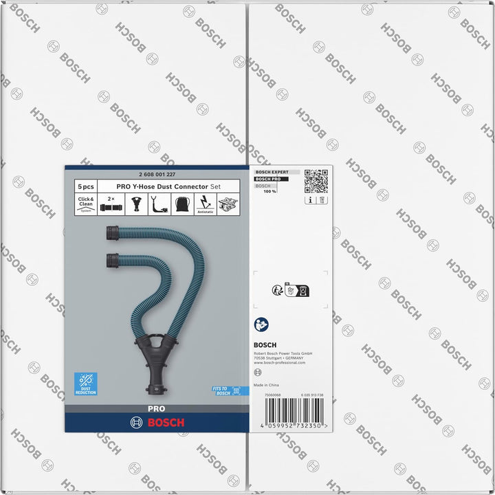 Bosch 1x PRO Y-Schlauch-Staubanschluss Set für Tischkreissägen (365 x 365 mm,)