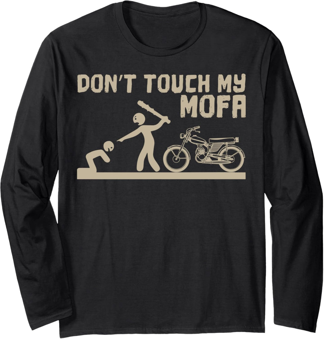Dont Touch My Mofa Hercules Prima S Kreidler Langarmshirt