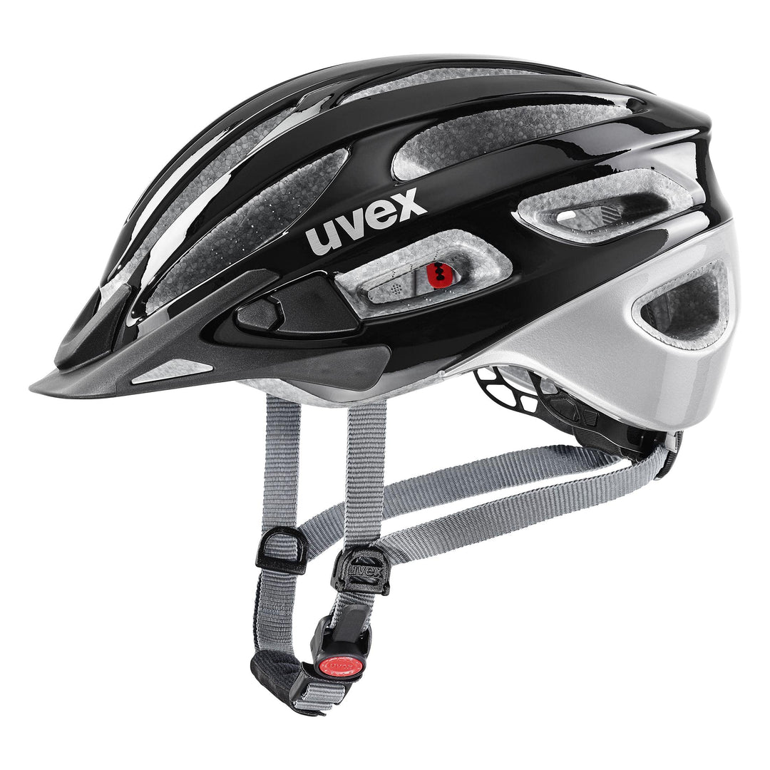 UVEX Fahrradhelm UVEX True Gr. 52-58 cm, Black Silver 55-58 cm, 55-58 cm