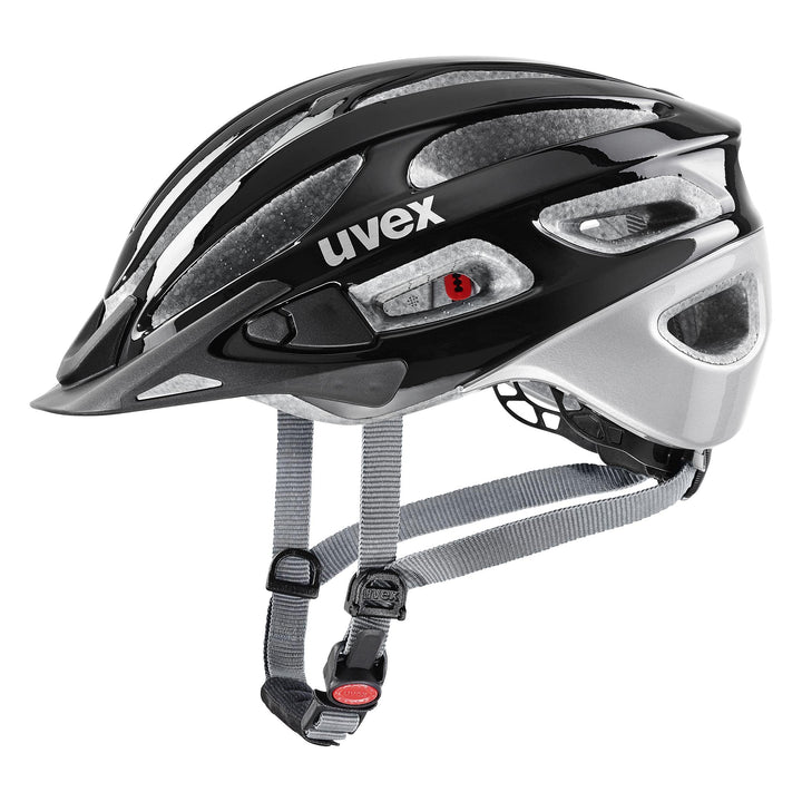 UVEX Fahrradhelm UVEX True Gr. 52-58 cm, Black Silver 55-58 cm, 55-58 cm