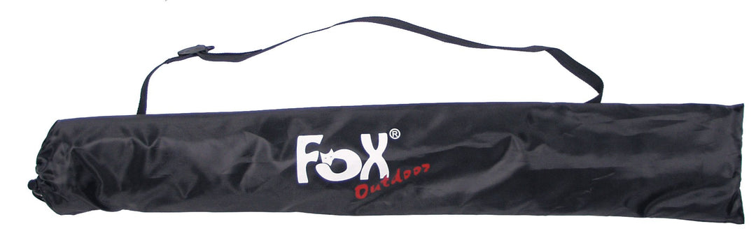 Fox Outdoor Trekkingstöcke Alu Kork Griff Tragebeutel, schwarz, XL