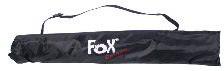 Fox Outdoor Trekkingstöcke Alu Kork Griff Tragebeutel, schwarz, XL