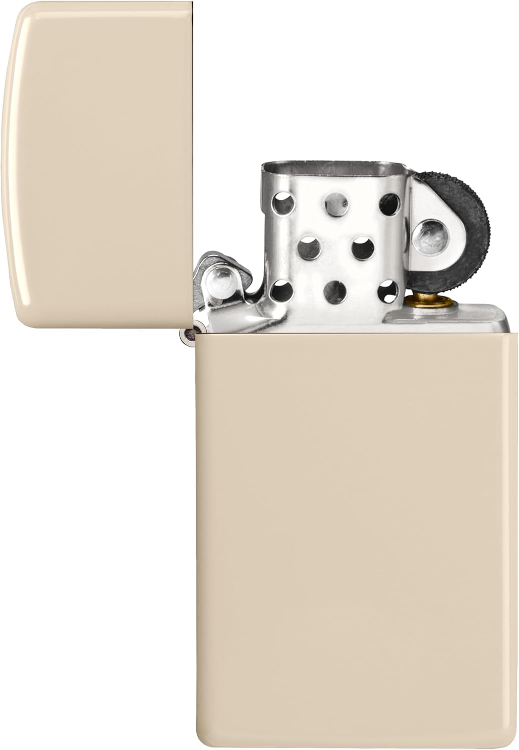 Zippo Feuerzeug, Slim Flat Sand, 1 x 3,5 x 5,5 cm 1 x 3,5 x 5,5 cm Schmaler Flacher Sand, 1 x 3,5 x