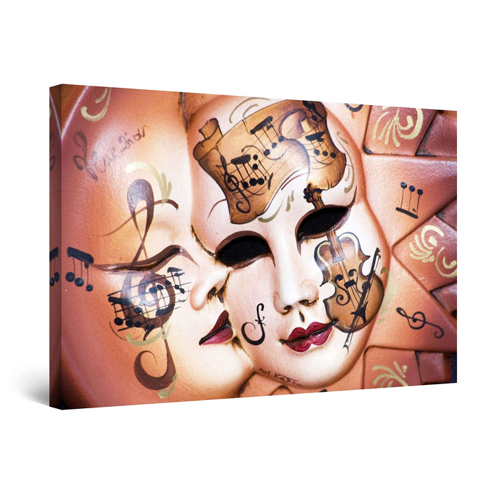 Startonight Bilder Musikalische Masken, Leinwandbilder Moderne Kunst, Abstrakte Wanddeko Kunstdrucke