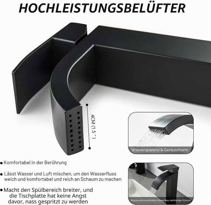 Wasserhahn Bad Hoch Schwarz, Waschtischarmatur Hoch Waschtischarmatur Bad Schwarz Armatur Waschbecke
