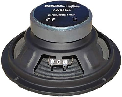 1 WOOFER MASTER AUDIO CW800/4 CW 800/4 Lautsprecher 20,00 cm 200 mm 8" 150 watt rms und 300 watt max