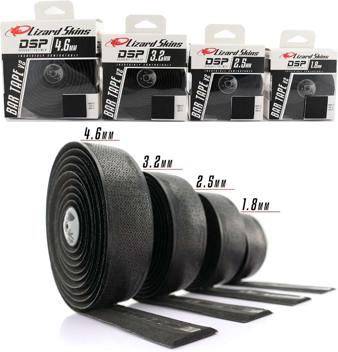 Lizard Skins DSP Bar Tape 4.6 - Cool Gray - New22, Cool Gray
