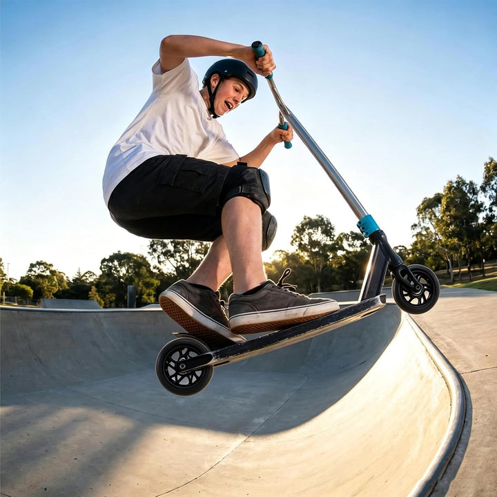 100mm Stunt Scooter Reifen 2 Stück, Scooter Reifen mit ABEC-9 Kugellager & Aluminiumkern, Ersatzräde