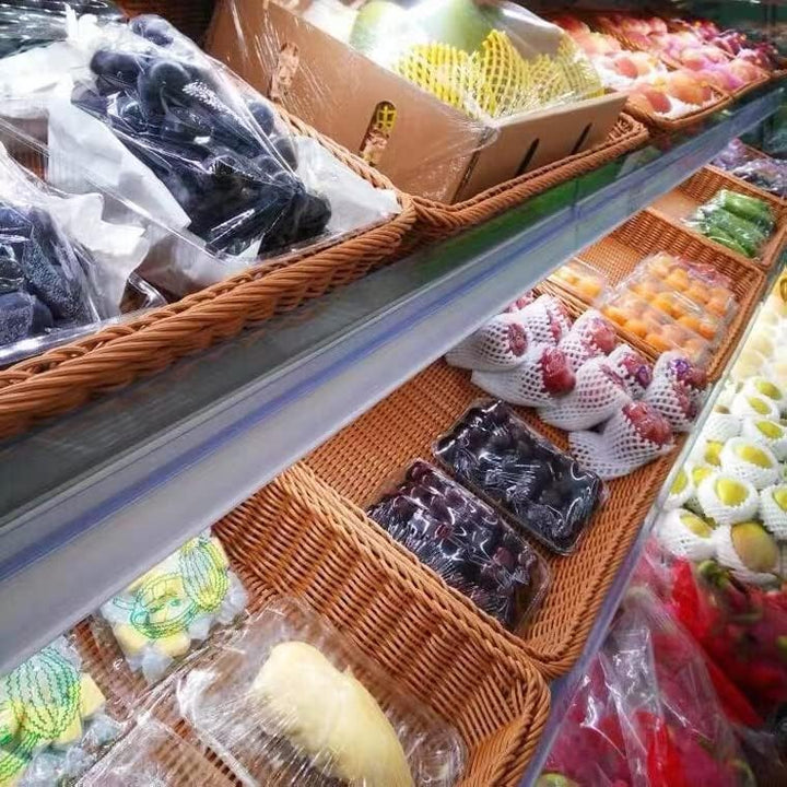 2 Packungen 15,7 Zoll Brotkörbe zum Servieren,Rechteckige Körbe zur Aufbewahrung,Weidenkörbe (Grosse