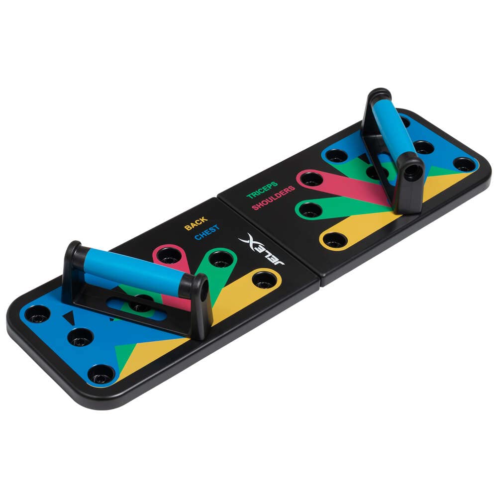 JELEX Tornado Chest Push Up Board Liegestützbrett multifunktional Fitness-Board 64 cm 19 cm inklusiv